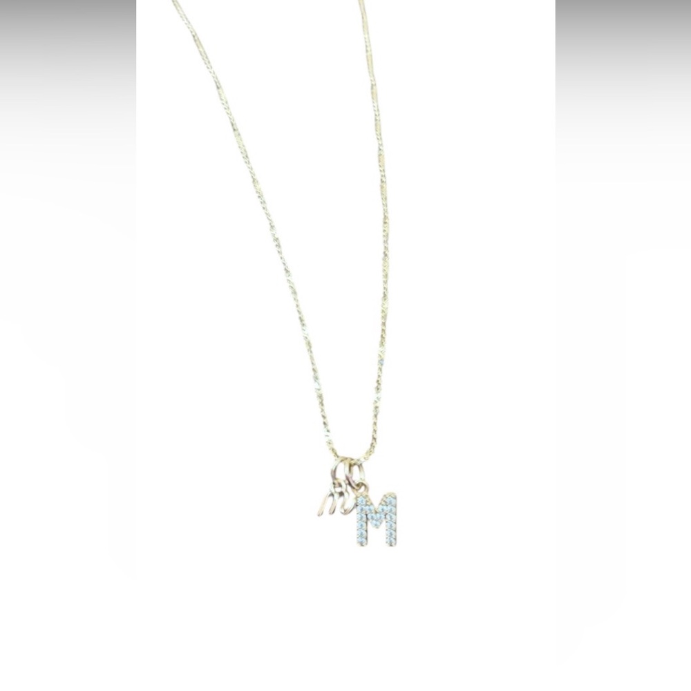 Initial “ M “ Necklace - image 3